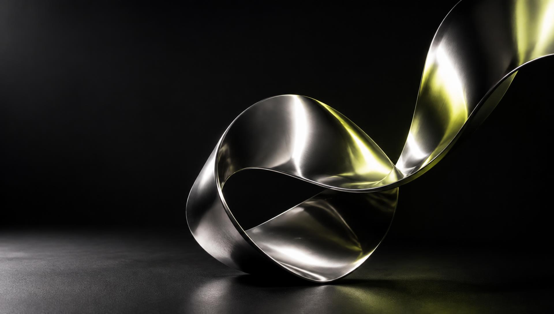 Chrome sculpture — Ia Mallorca studio poster